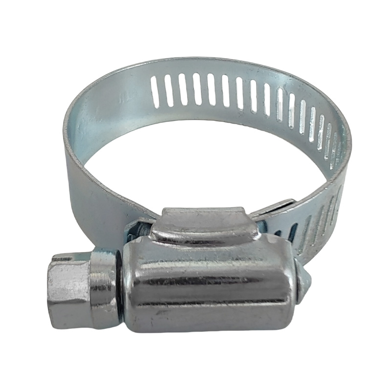 Abrazadera de manguera con tornillo plano y engranaje helicoidal de 12,7 mm W1
   